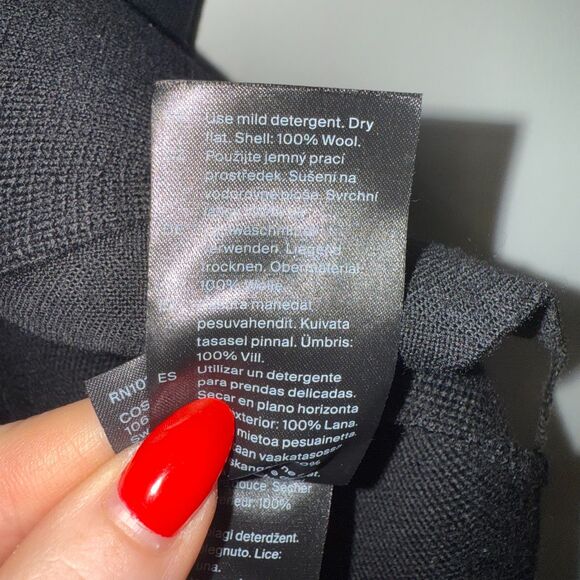 COS Knit Button Front Sweater Vest - Black M - Picture 5 of 5